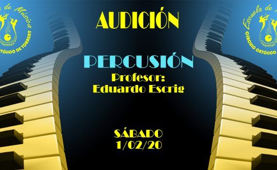 Audición de Percusión 01-02-2020