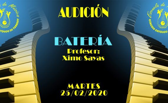 Audición de Batería 25-02-2020