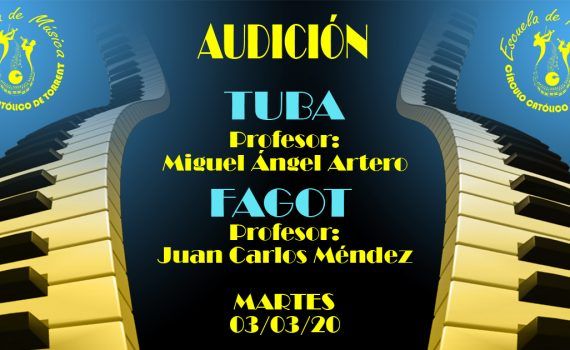 Audición de Fagot y Tuba 03-03-2020