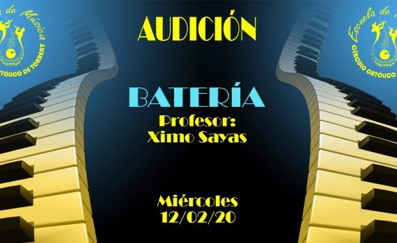 Audición de batería 12-02-2020