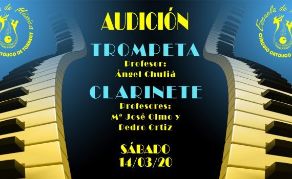 Audición Clarinete y Trompeta 14-03-2020