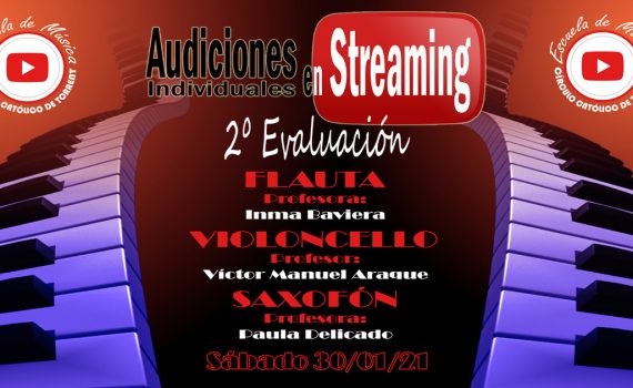 Audición de Flauta, Violonchelo y Saxofón 30/01/2021